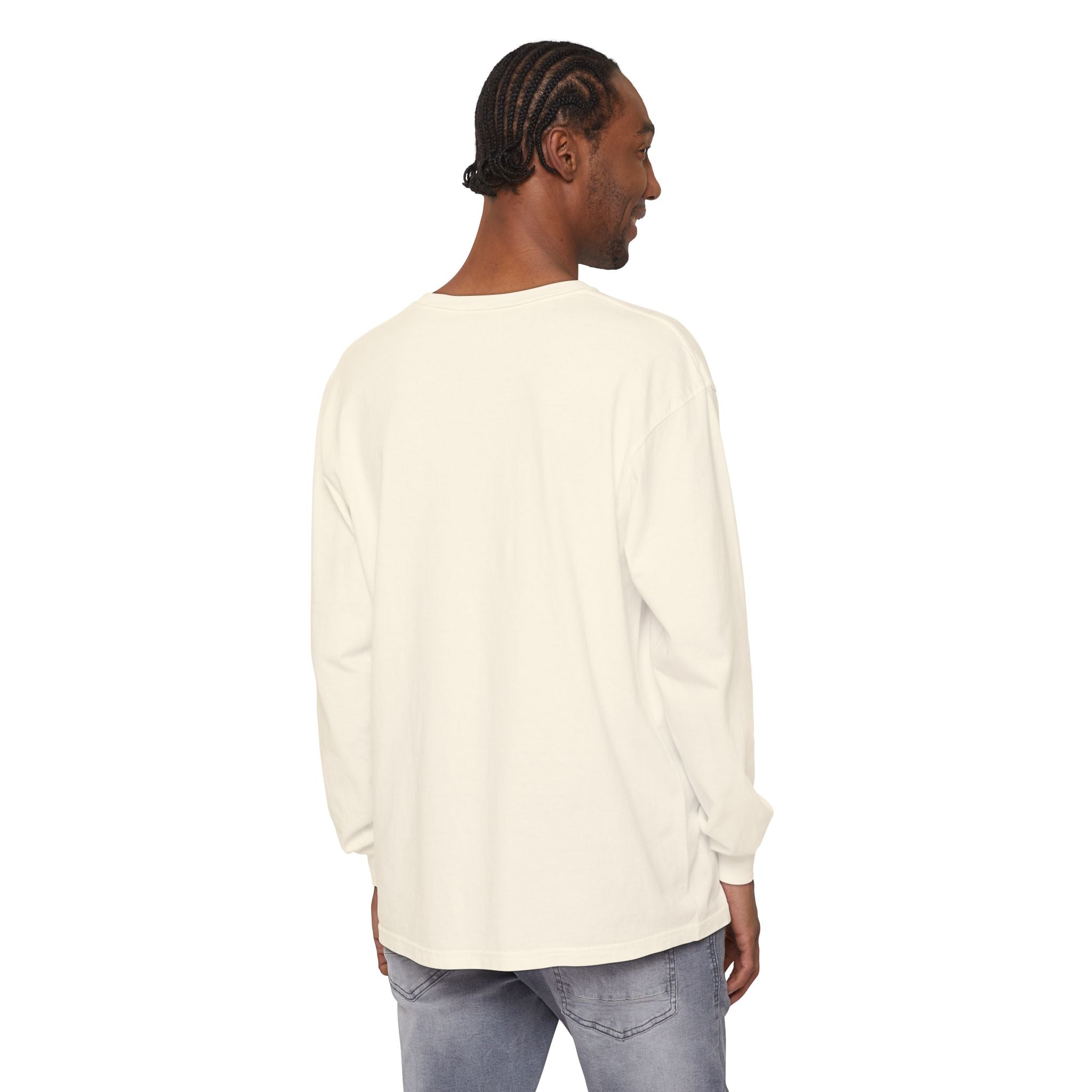 Jesus Comfort Colors Christian Long Sleeve Shirt | Faith Graphic Tee | Garment Dyed Cotton