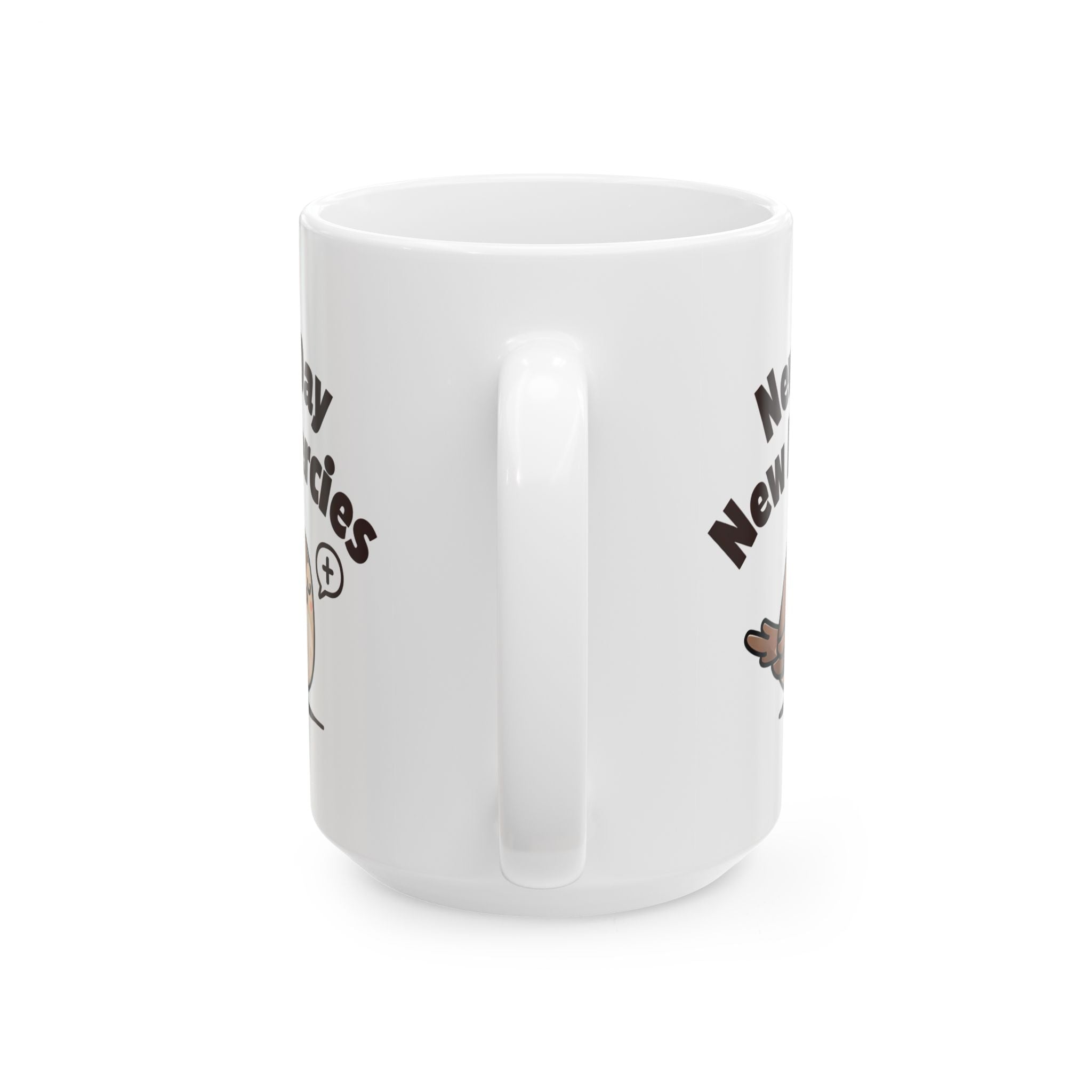 New Day New Mercies Christian Coffee Mug | Glossy Ceramic 11oz & 15oz | Faith Gift