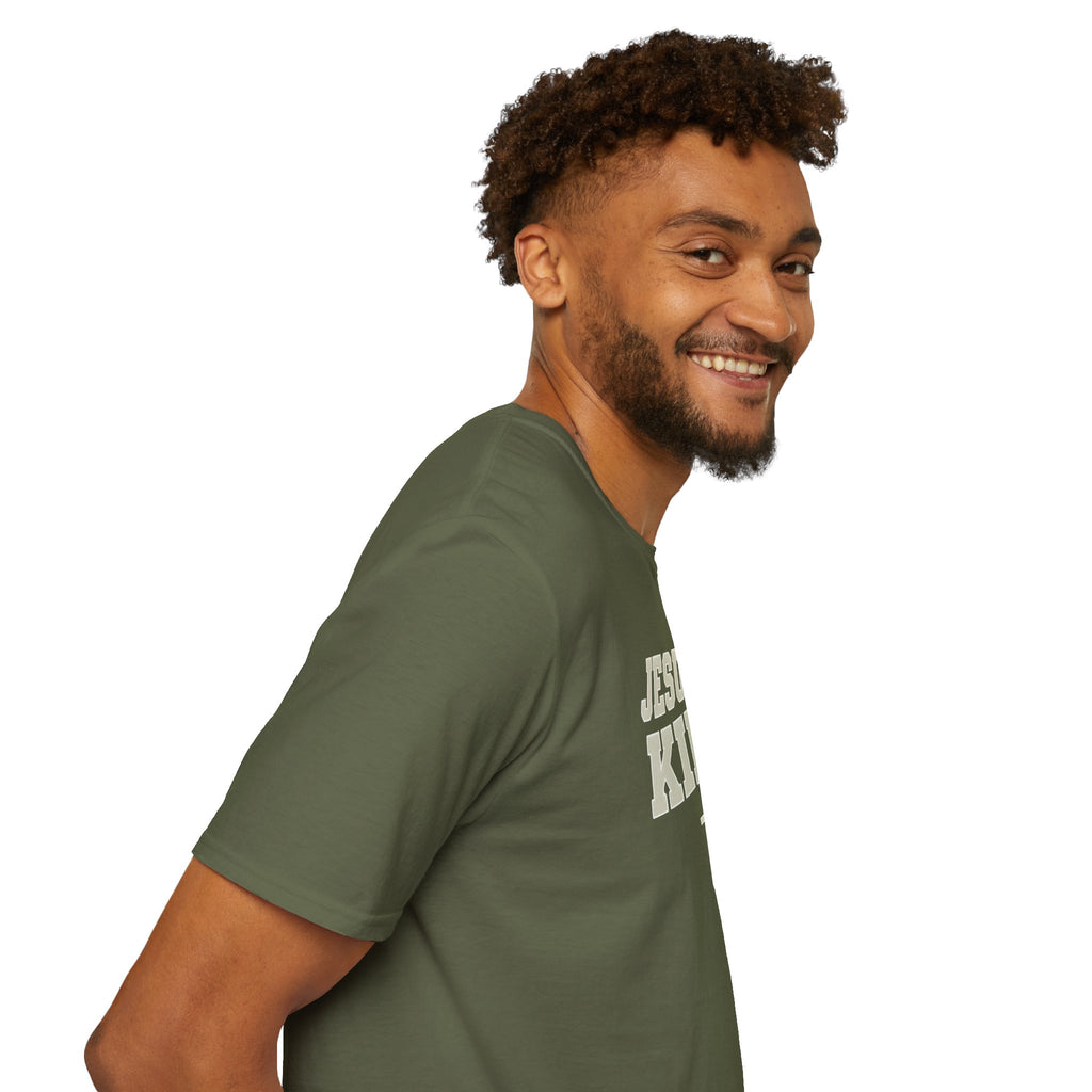 Jesus is King Unisex Gildan Softstyle T-Shirt | Christian Faith Apparel | Christian Gifts
