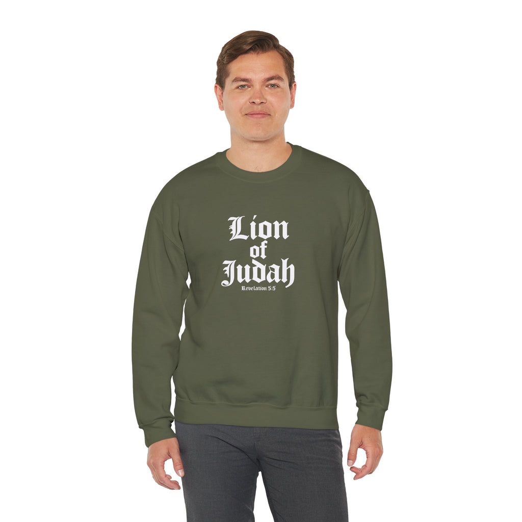 Lion of Judah Christian Gildan Unisex Sweatshirt | Crewneck Pullover | Christian Gift