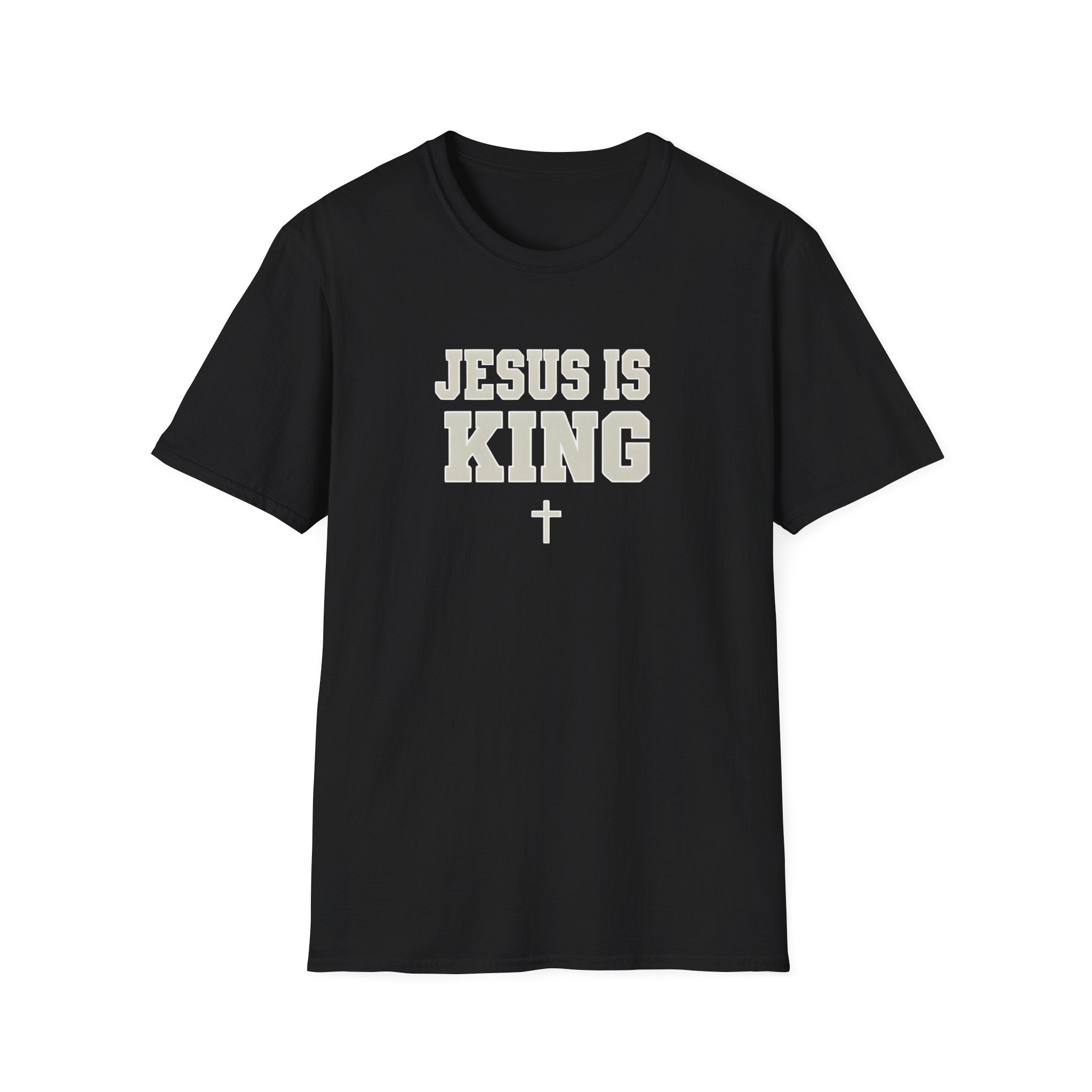 Jesus is King Unisex Gildan Softstyle T-Shirt | Christian Faith Apparel | Christian Gifts
