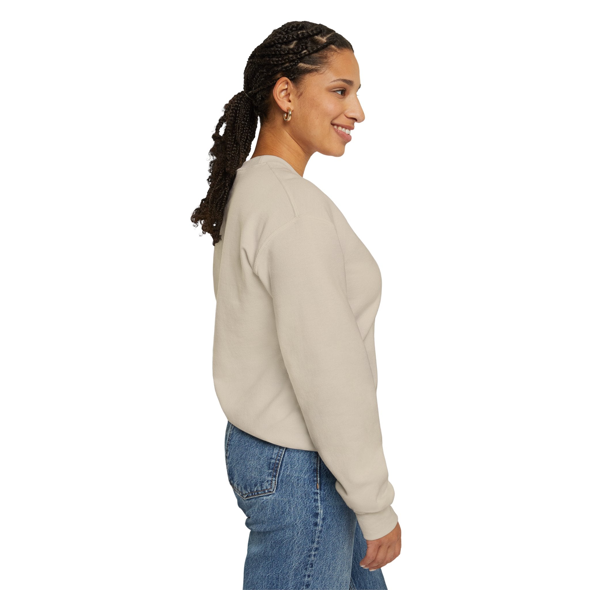 Walk By Faith Floral Gildan Crewneck Unisex Christian Sweatshirt