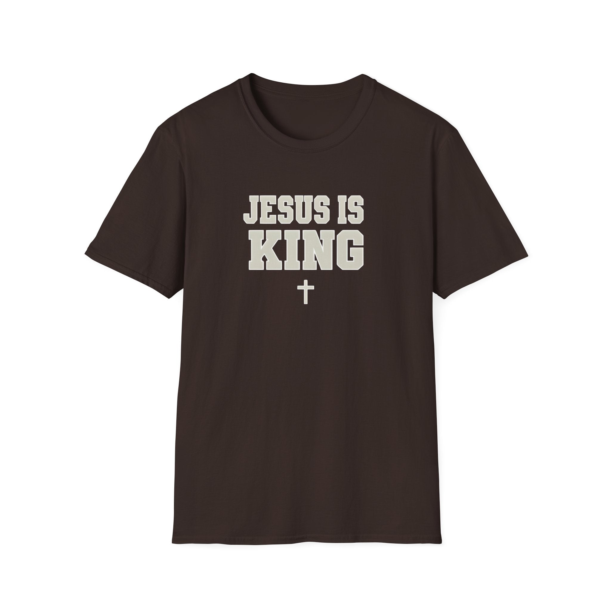 Jesus is King Unisex Gildan Softstyle T-Shirt | Christian Faith Apparel | Christian Gifts