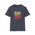 It Was Jesus All Along Gildan T-Shirt – Christian Faith Graphic Tee – Unisex Religious Shirt – Inspirational Jesus Quote – Gift for Believers