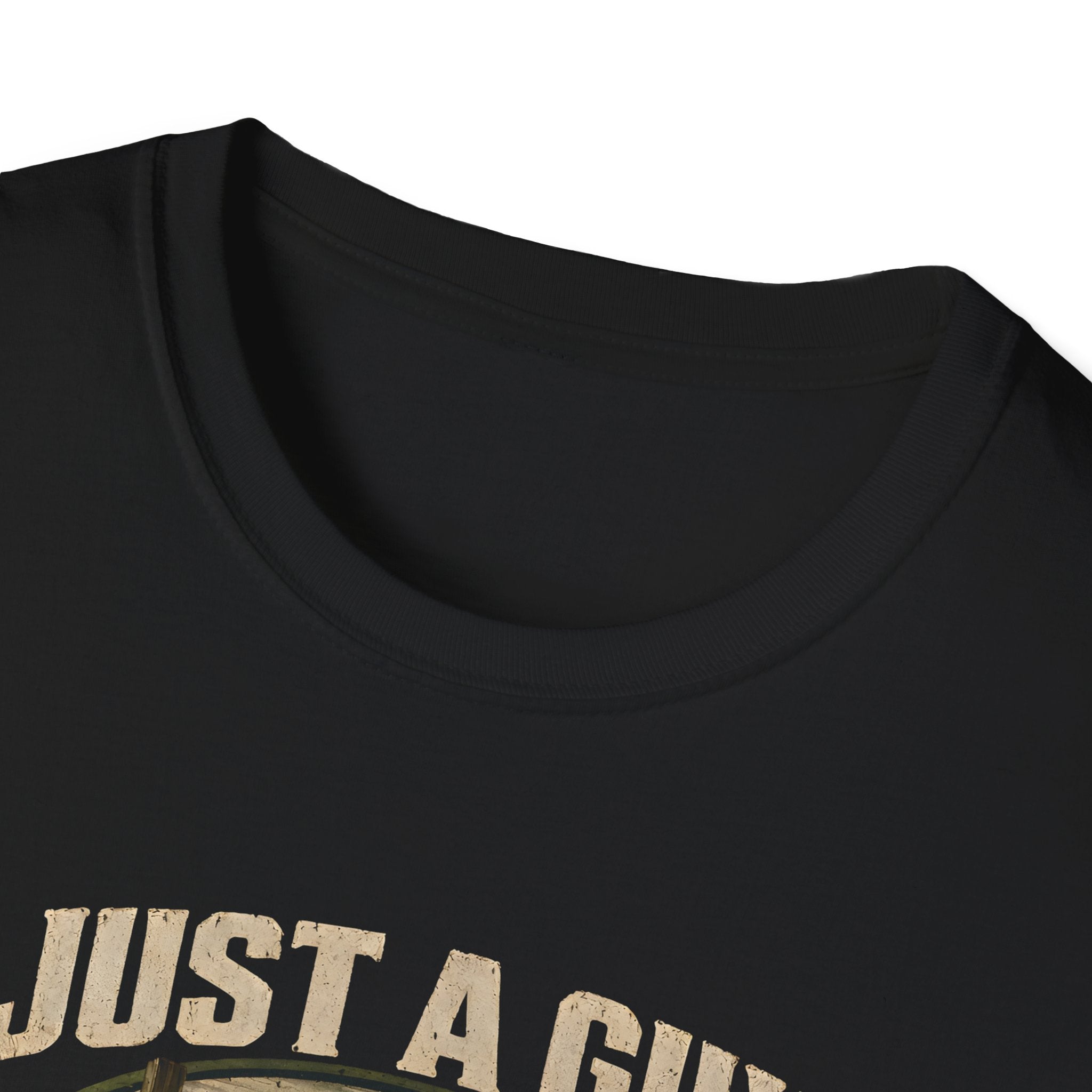 Just A Guy Who Loves Jesus And Gardening Gildan Christian T-Shirt for Men | Faith Based Gardening Shirt | Gardener Gift Tee