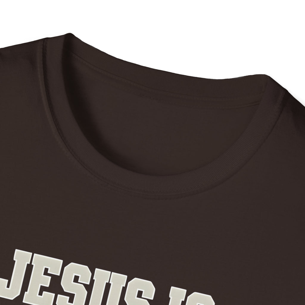 Jesus is King Unisex Gildan Softstyle T-Shirt | Christian Faith Apparel | Christian Gifts