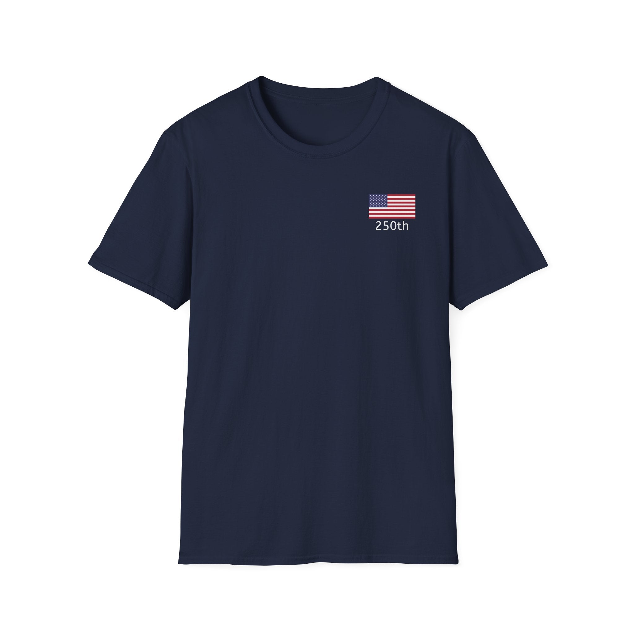 Back the Red, White, and Blue Gildan Softstyle Unisex Tshirt