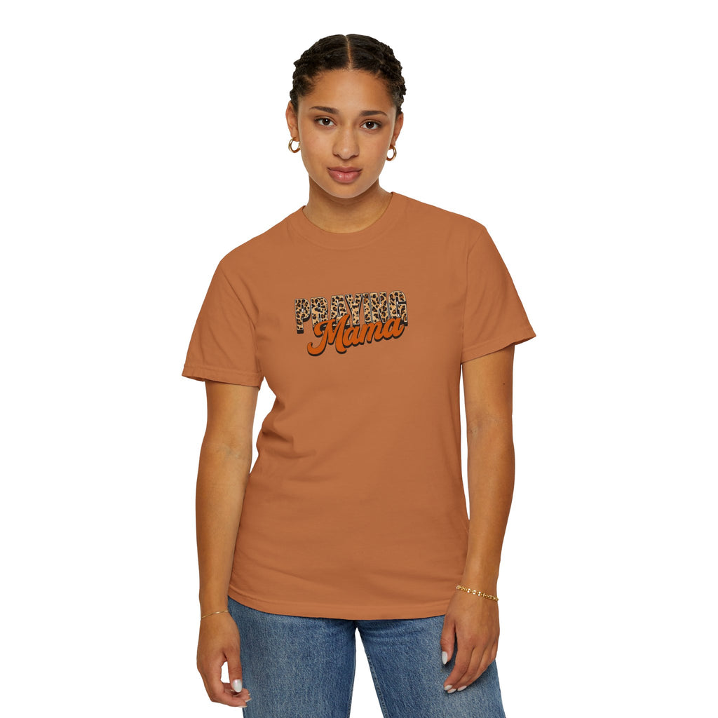 Praying Mama Comfort Colors Unisex Garment-Dyed Christian Tshirt | Cozy Casual Christian Gift | S-4XL