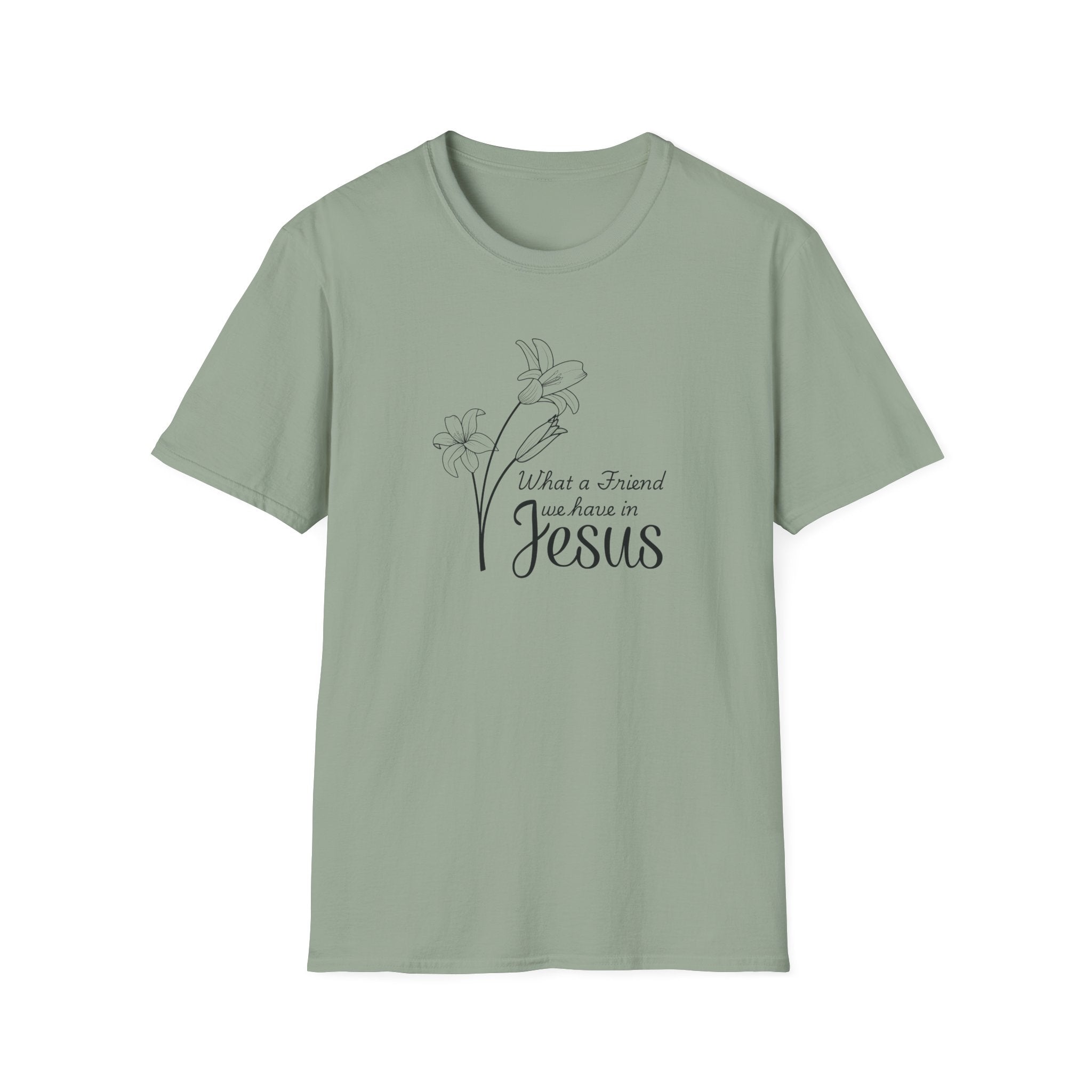 What a Friend We Have in Jesus Gildan Christian T-Shirt |  Faith Graphic Tee | Christian Gifts