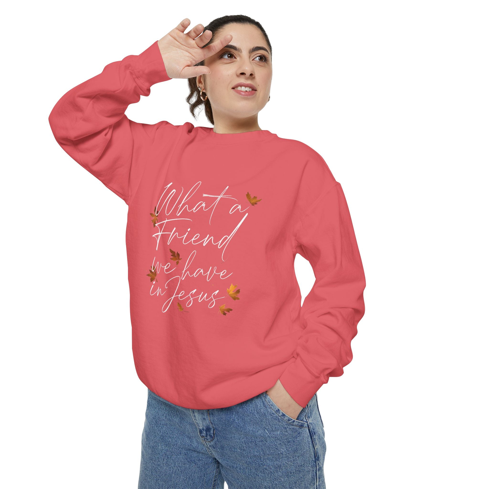 What a Friend We Have in Jesus Sweatshirt | Christian Unisex Pullover | Faith