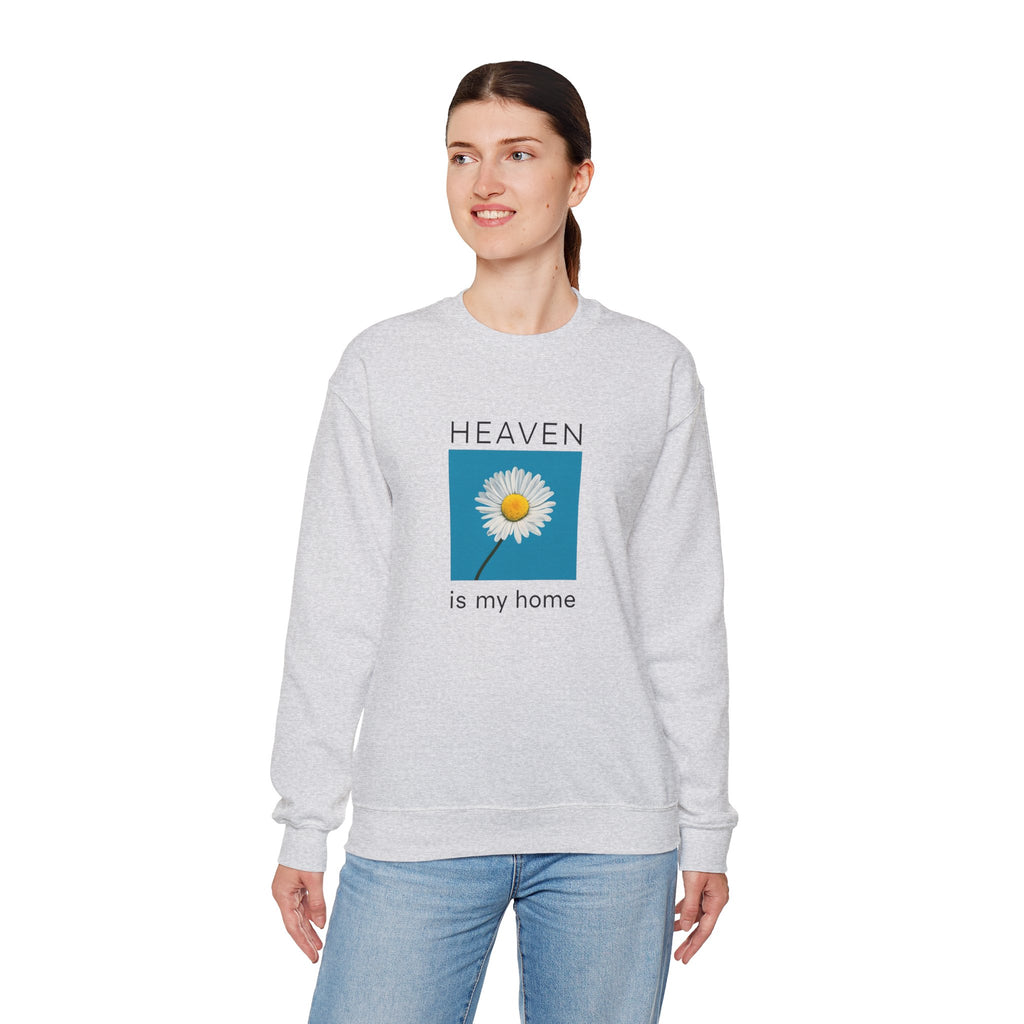 Heaven Is My Home Christian Gildan Sweatshirt | Faith-Based Unisex Crewneck Gift