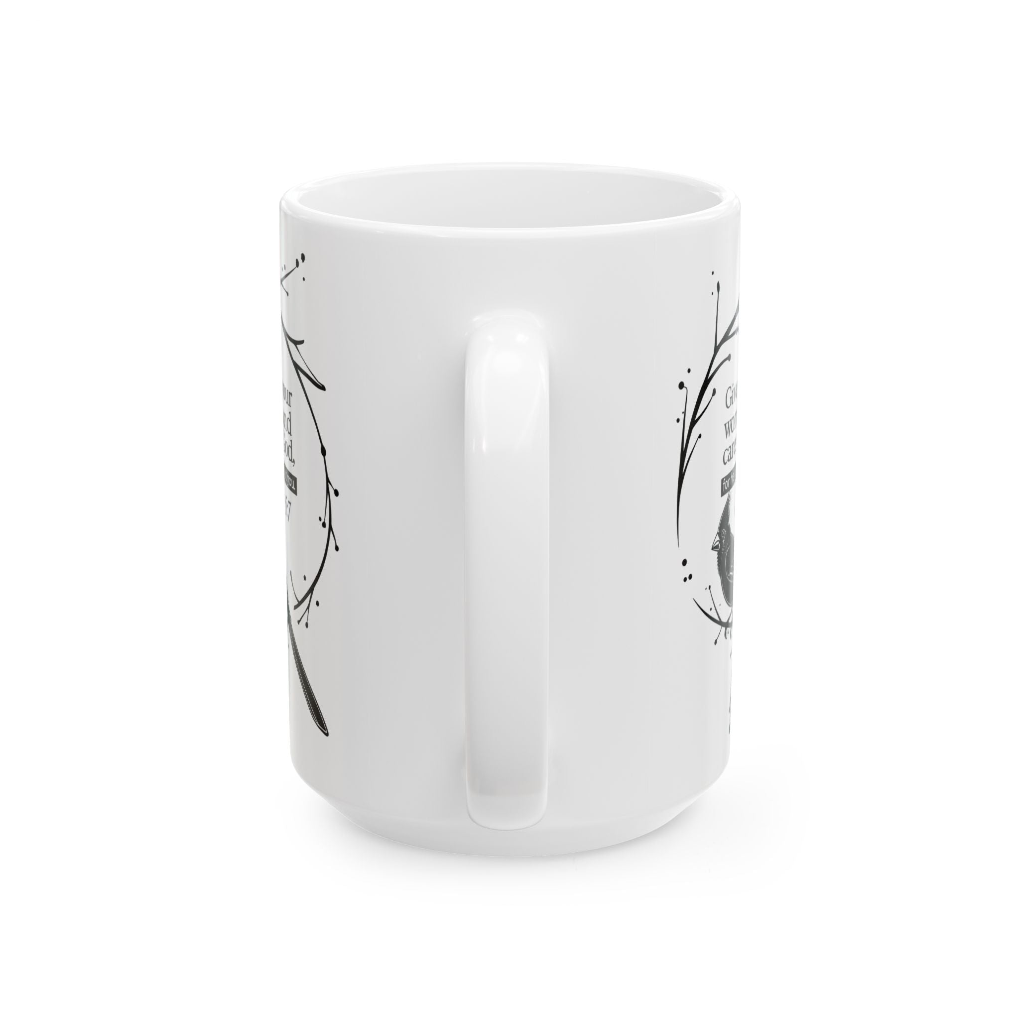 1 Peter 1:7 Christian Coffee Mug 11oz & 15oz – Faith Inspirational Gift for Women & Men
