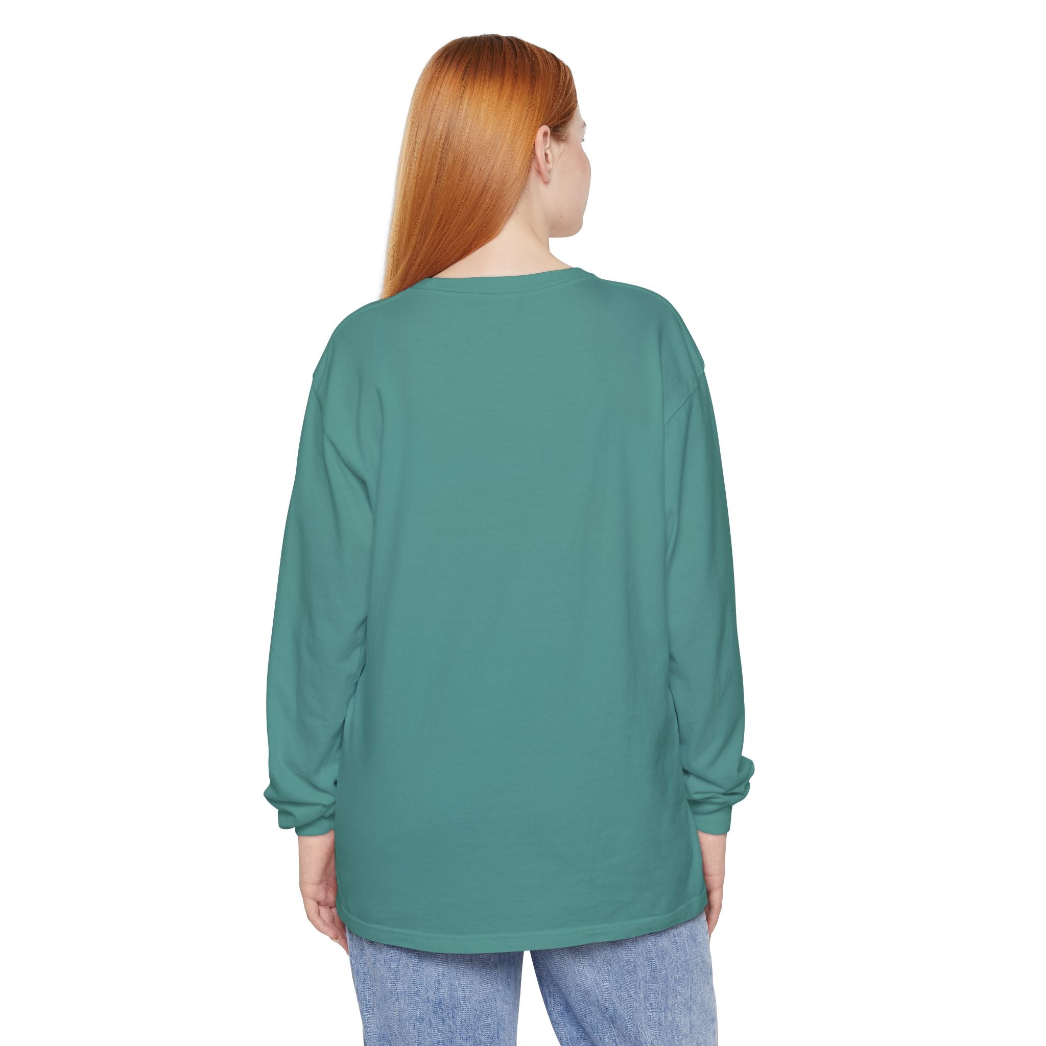 Jesus Comfort Colors Christian Long Sleeve Shirt | Faith Graphic Tee | Garment Dyed Cotton