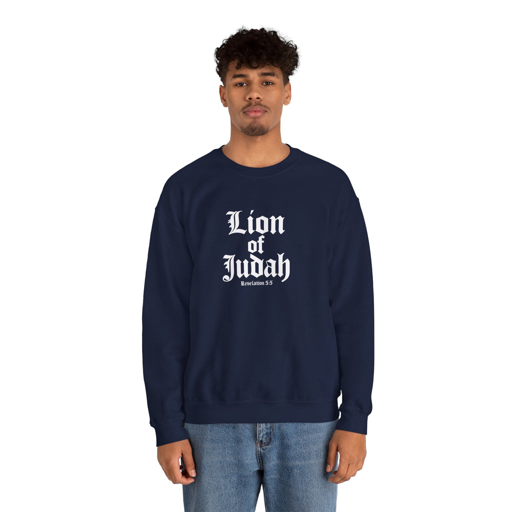 Lion of Judah Christian Gildan Unisex Sweatshirt | Crewneck Pullover | Christian Gift