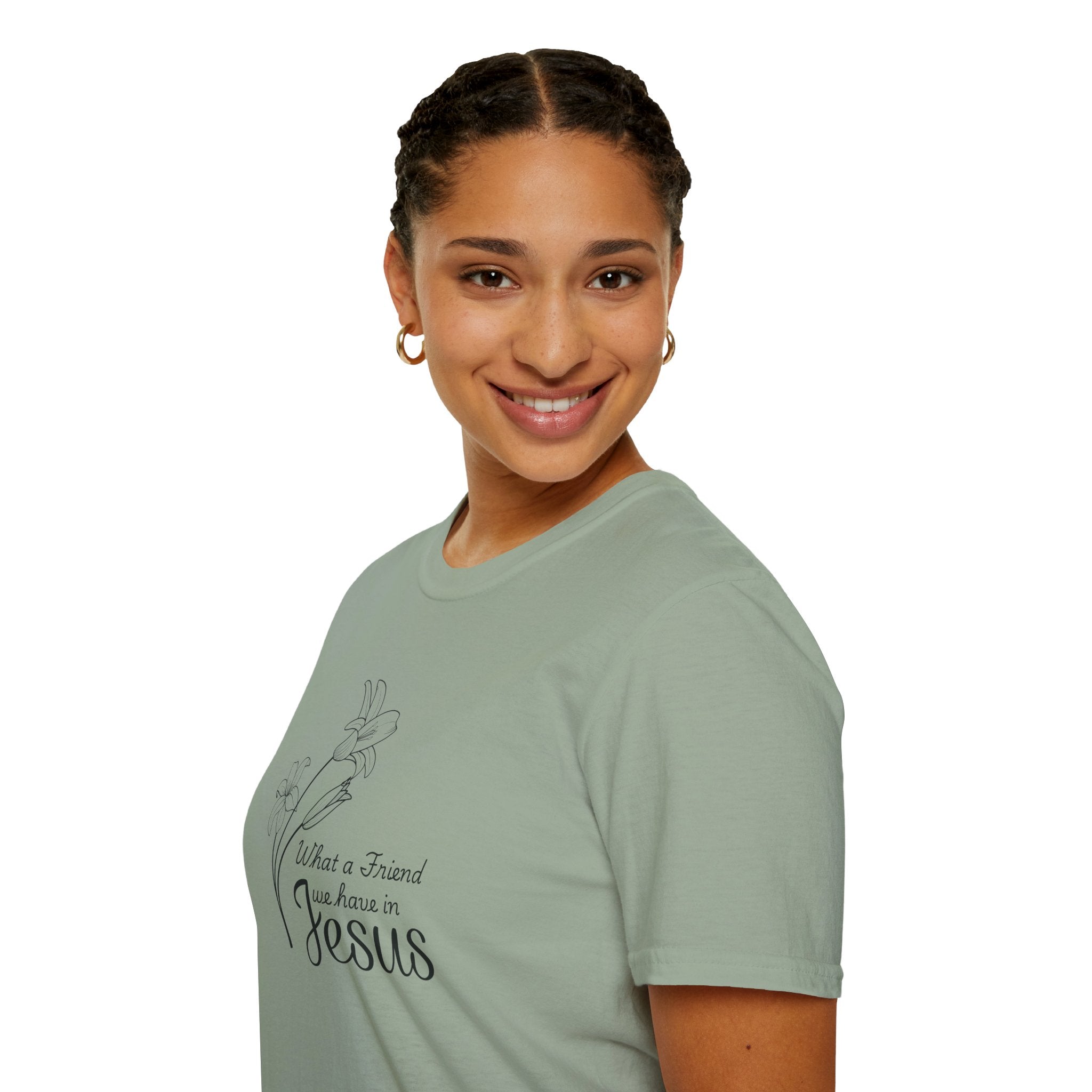 What a Friend We Have in Jesus Gildan Christian T-Shirt |  Faith Graphic Tee | Christian Gifts
