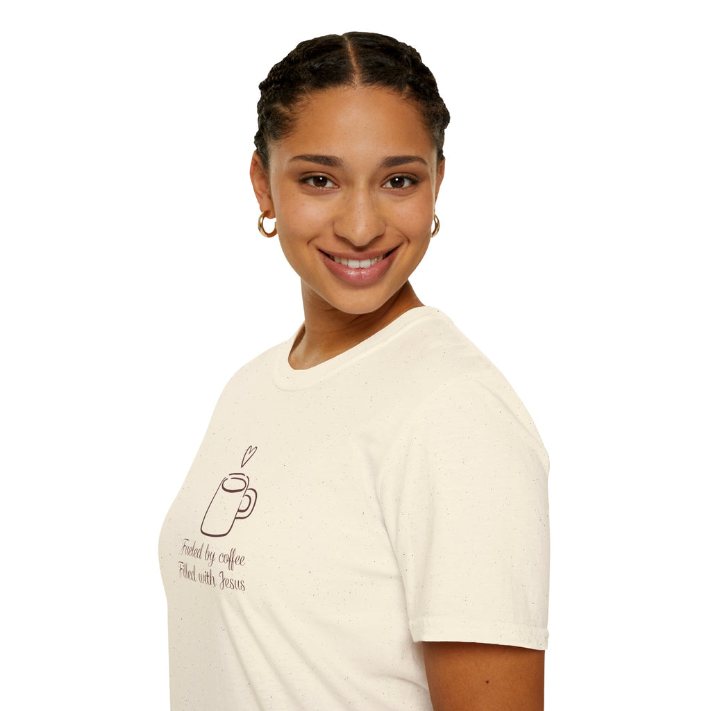 Christian Coffee and Jesus Gildan Unisex Tshirt | Faith Based Graphic Tee | Christian Gift