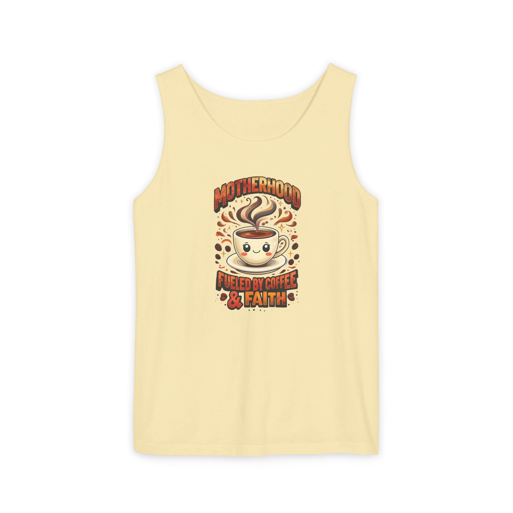 Motherhood Comfort Colors Tank Top | Relaxed Garment-Dyed Cotton Tee | Women’s Gift