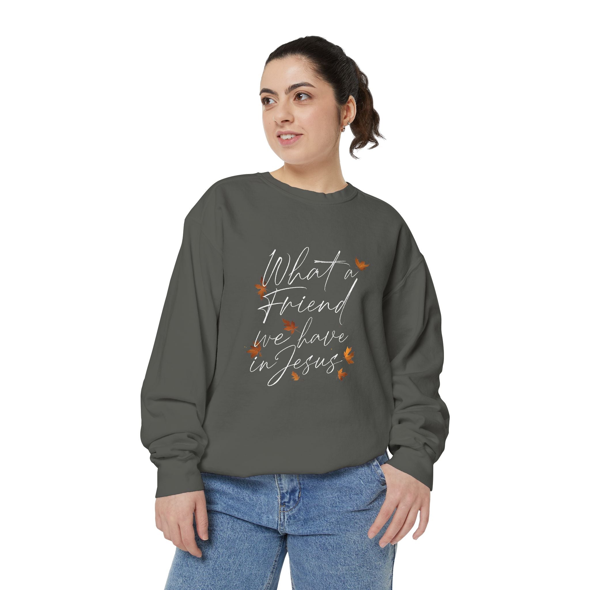What a Friend We Have in Jesus Sweatshirt | Christian Unisex Pullover | Faith
