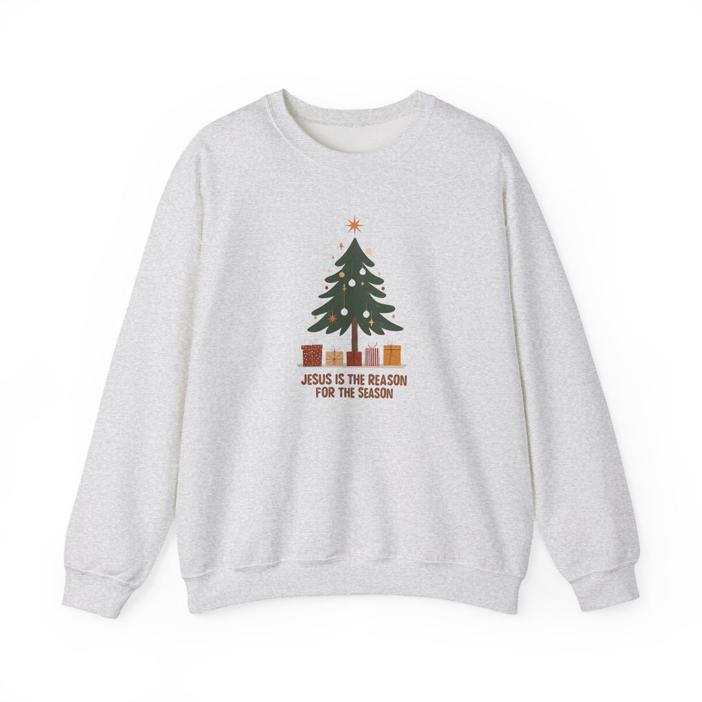 Jesus Is the Reason for the Season Christian Christmas Gildan Unisex Crewneck Sweatshirt