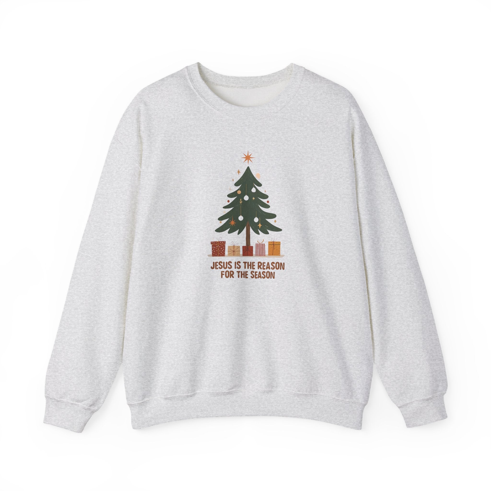 Jesus Is the Reason for the Season Christian Christmas Gildan Unisex Crewneck Sweatshirt