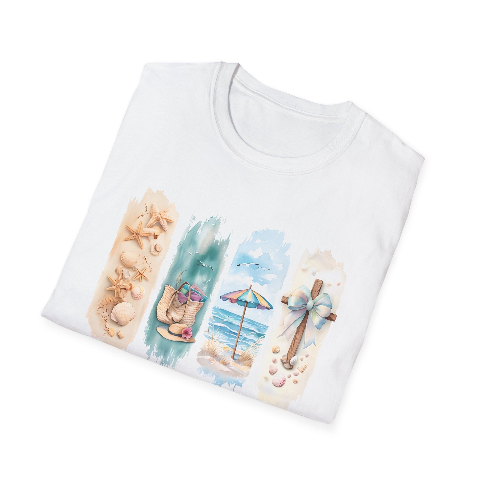 This Girl Loves Jesus and the Beach Shirt – Christian T-Shirts for Women | Faith Based Apparel | Beach Lover T-Shirt, Faith T-Shirt, Jesus Shirt, Summer Apparel, Christian Gifts, Casual...