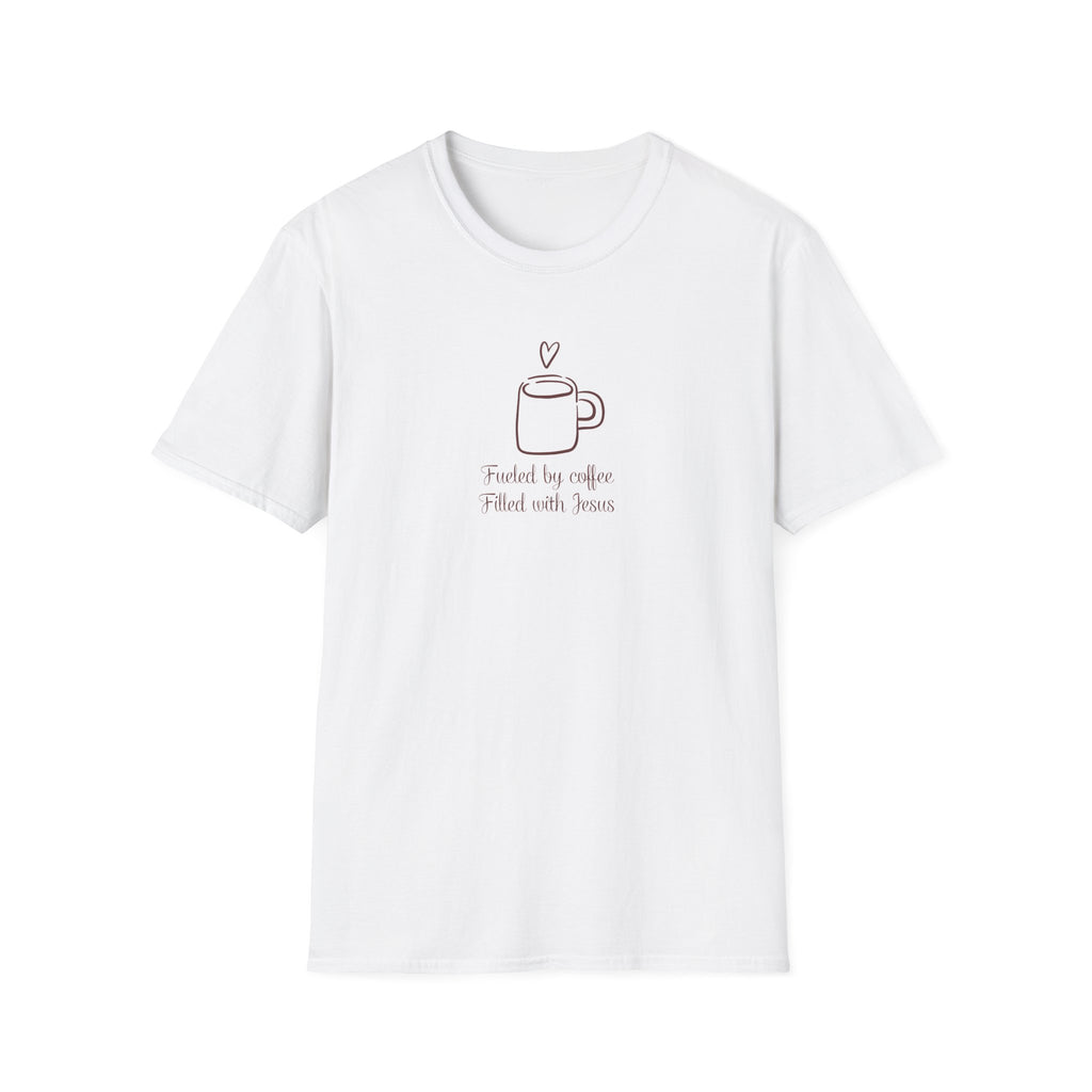 Christian Coffee and Jesus Gildan Unisex Tshirt | Faith Based Graphic Tee | Christian Gift