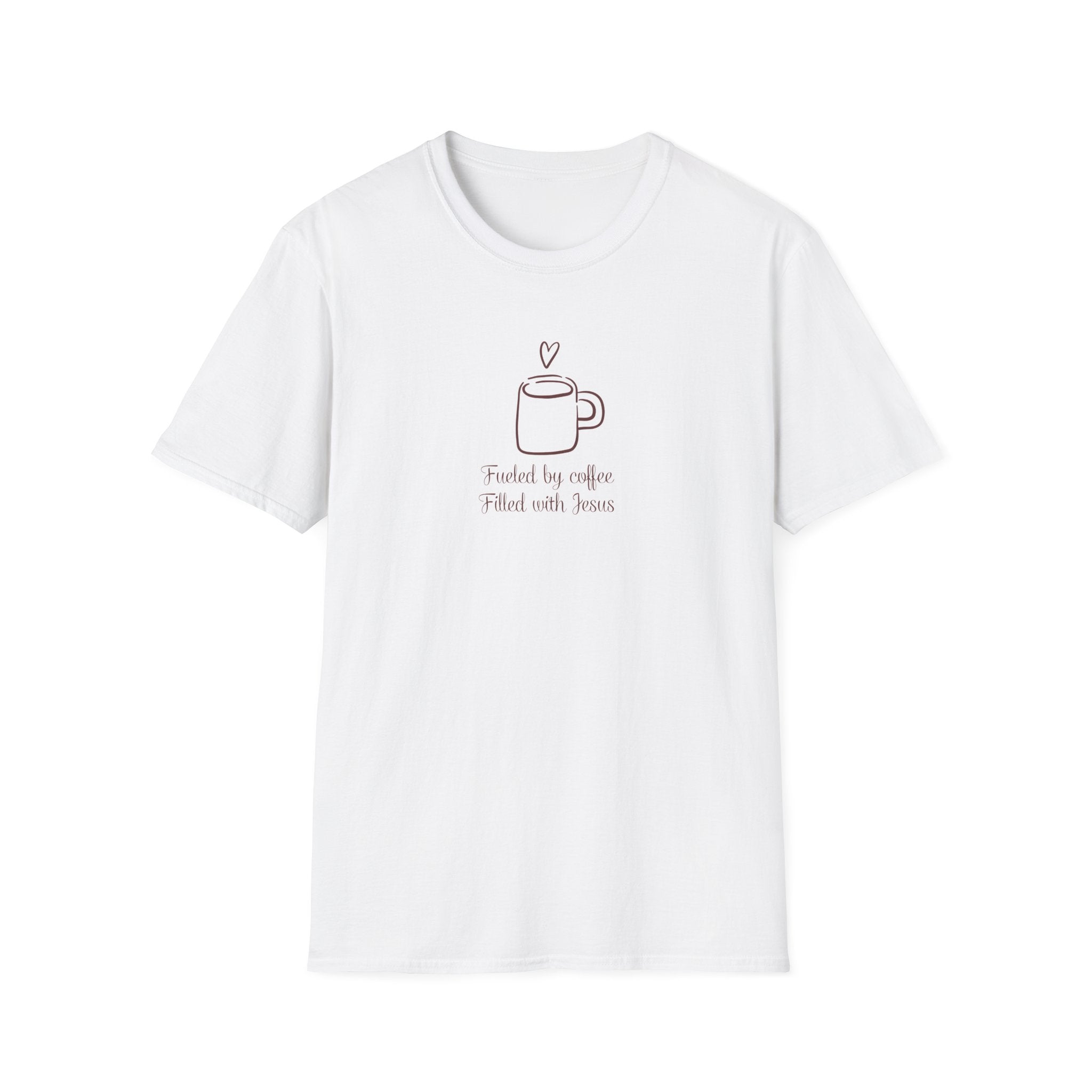 Christian Coffee and Jesus Gildan Unisex Tshirt | Faith Based Graphic Tee | Christian Gift
