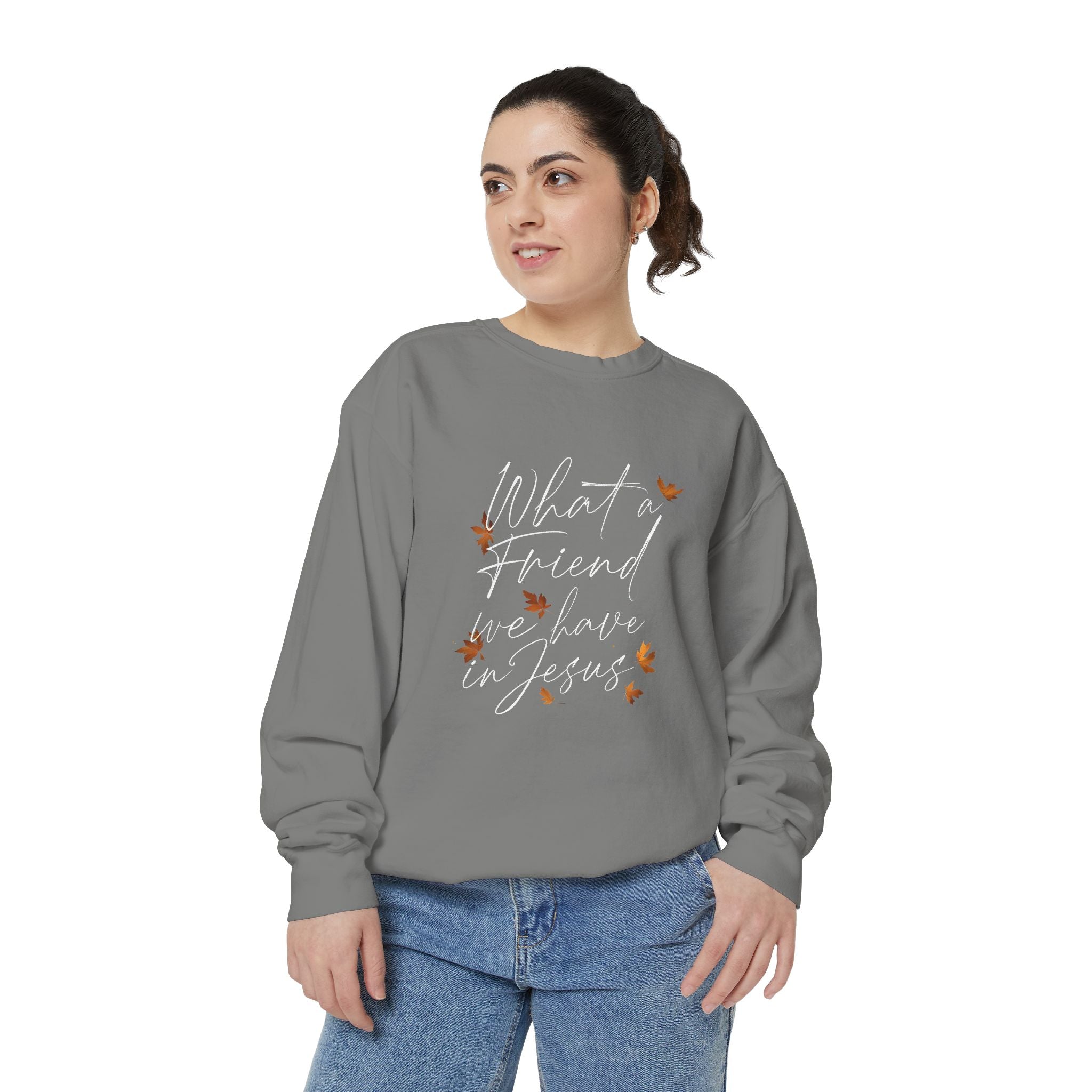 What a Friend We Have in Jesus Sweatshirt | Christian Unisex Pullover | Faith