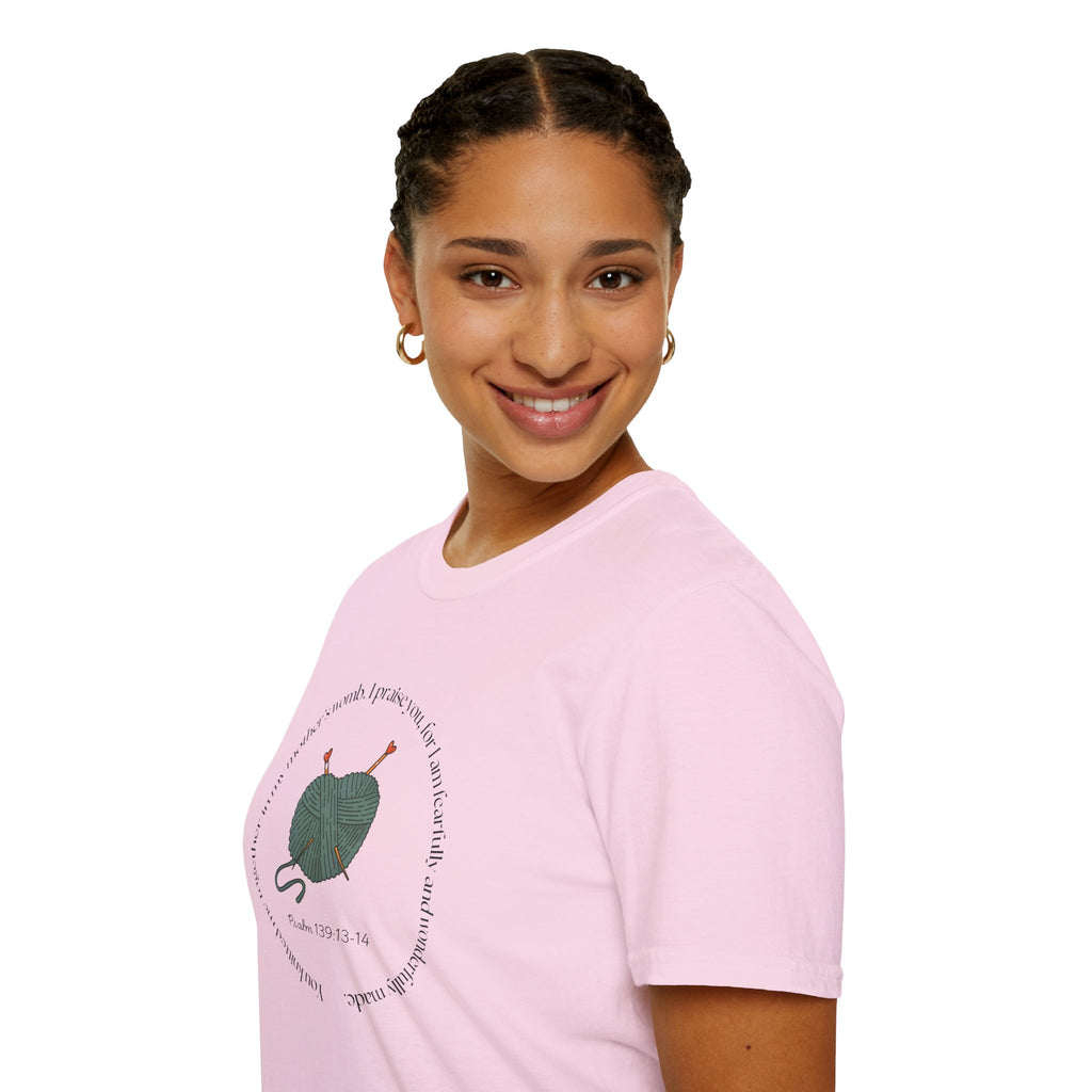 Psalm 139:13-14 Gildan Unisex Christian T-Shirt | Fearfully Wonderfully Made Tee | Christian Gift