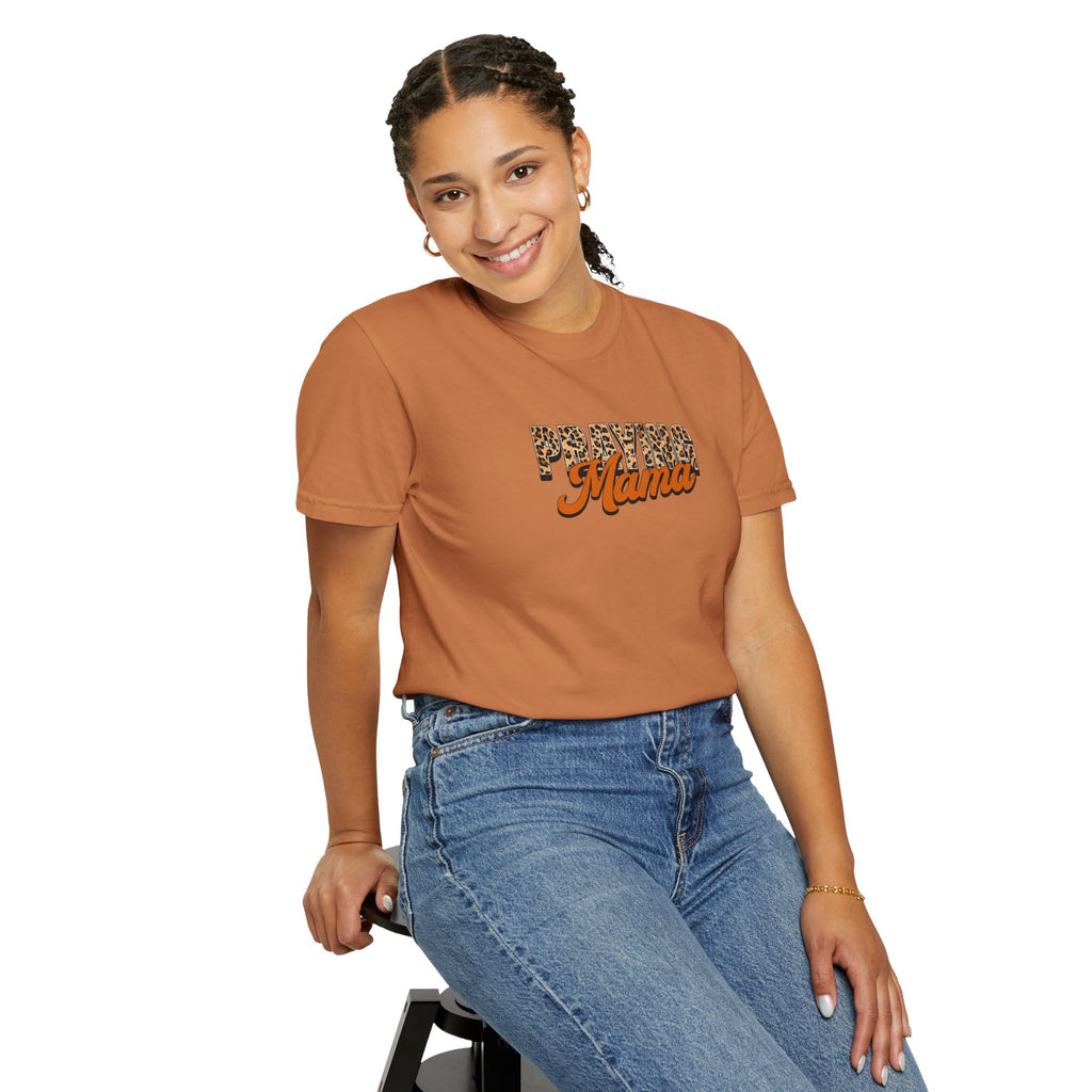 Praying Mama Comfort Colors Unisex Garment-Dyed Christian Tshirt | Cozy Casual Christian Gift | S-4XL