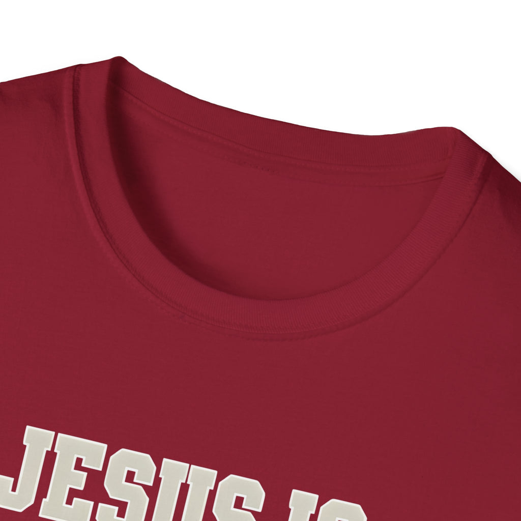Jesus is King Unisex Gildan Softstyle T-Shirt | Christian Faith Apparel | Christian Gifts