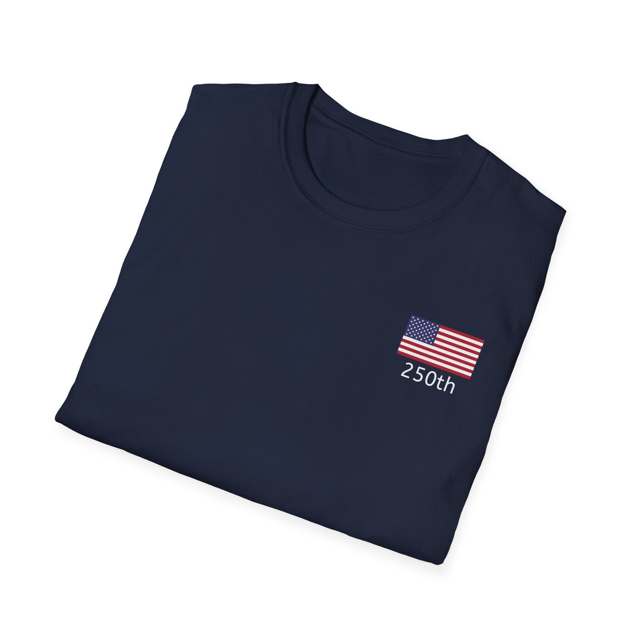 Back the Red, White, and Blue Gildan Softstyle Unisex Tshirt