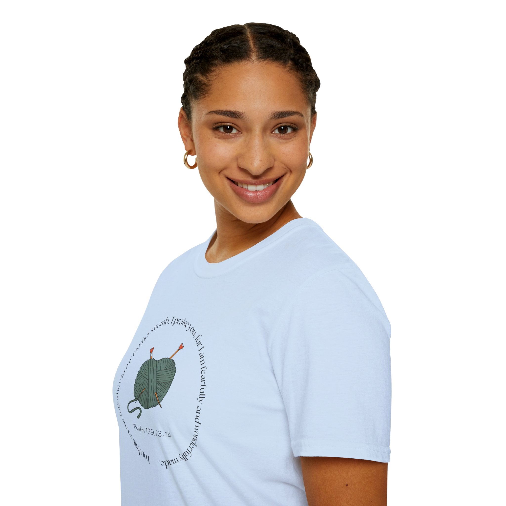 Psalm 139:13-14 Gildan Unisex Christian T-Shirt | Fearfully Wonderfully Made Tee | Christian Gift