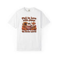 Fall in Love with Jesus Unisex Garment Dyed Comfort Colors T-Shirt | Christian Fall T-Shirt | Faith Based Thanksgiving Tee | Unisex Religious Cotton Top