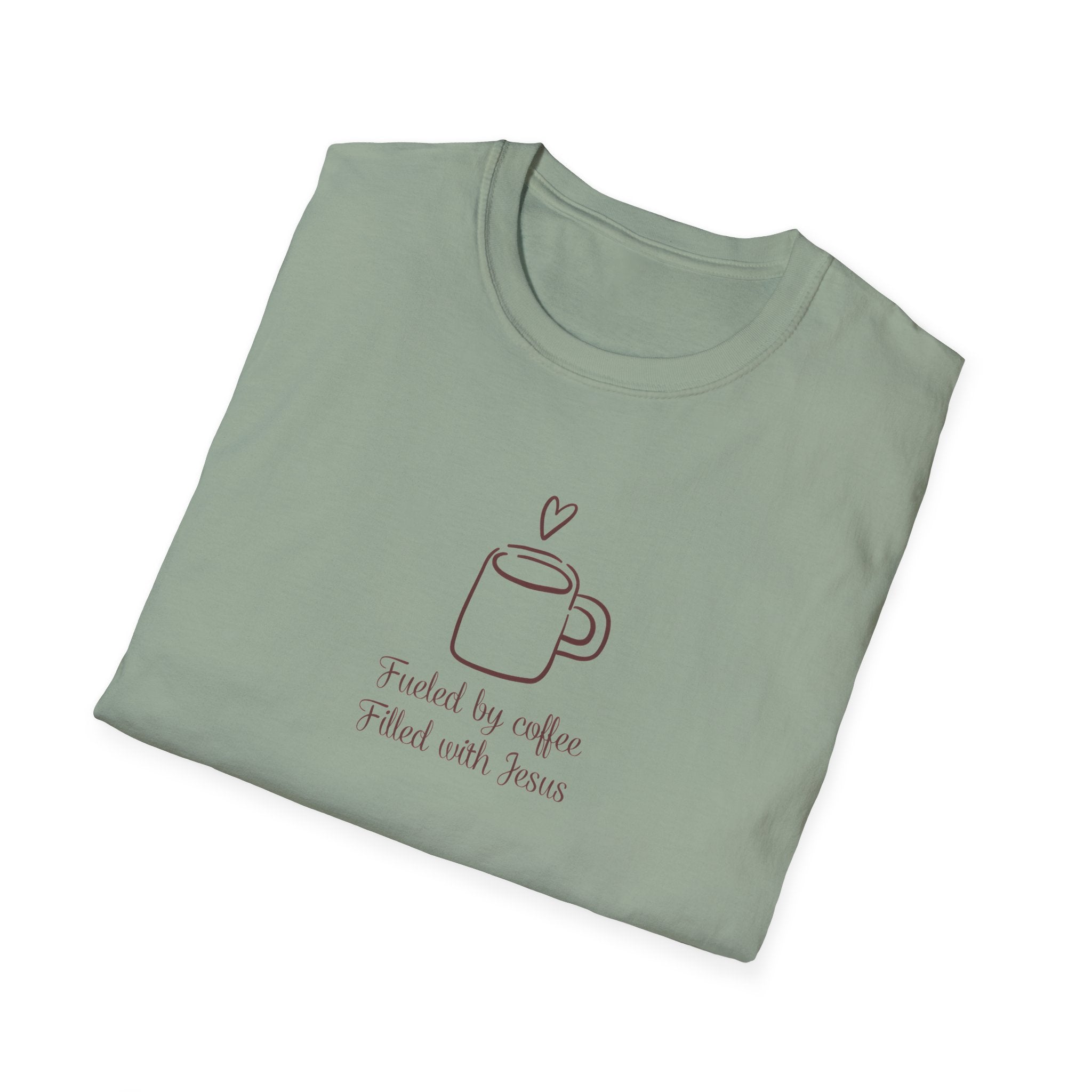 Christian Coffee and Jesus Gildan Unisex Tshirt | Faith Based Graphic Tee | Christian Gift