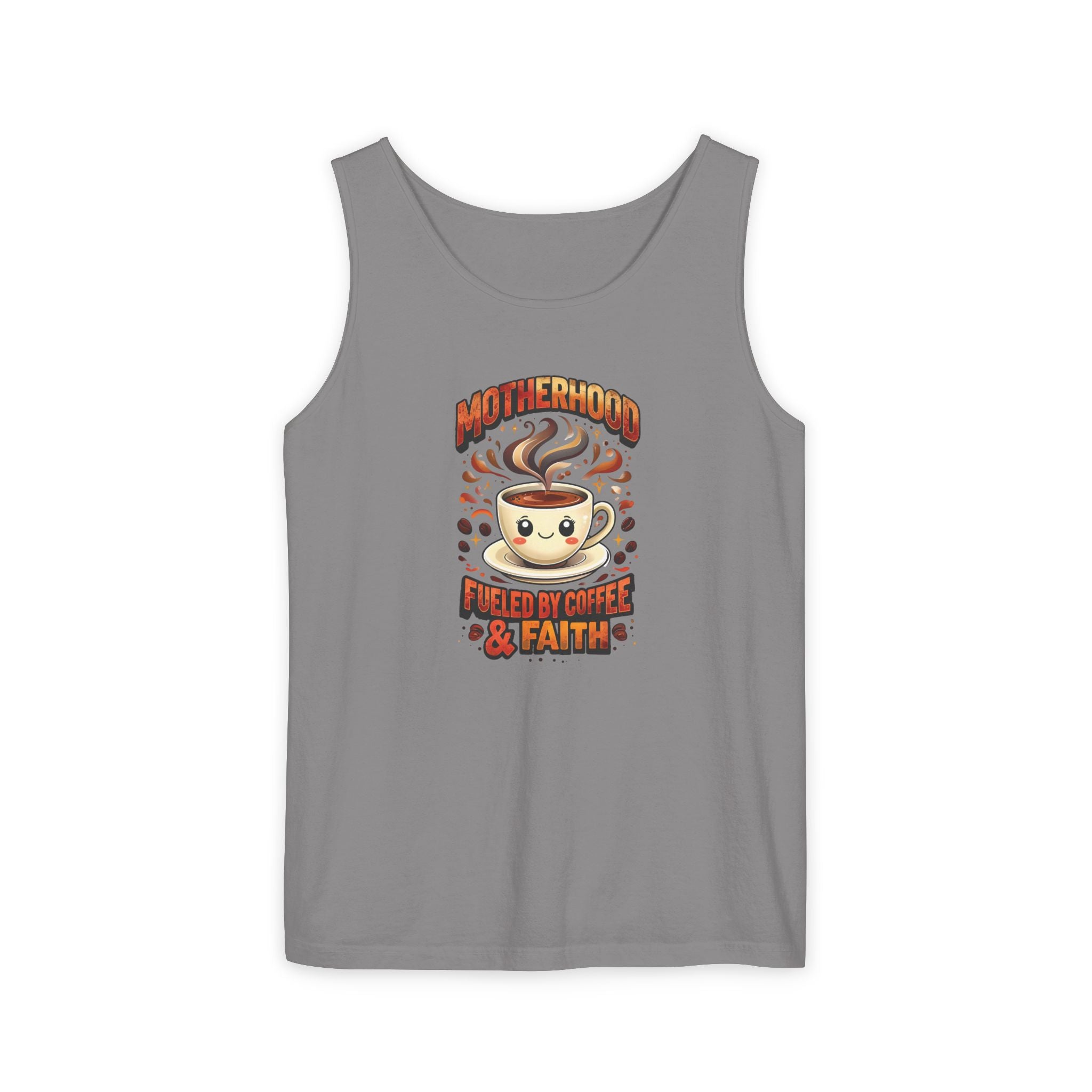 Motherhood Comfort Colors Tank Top | Relaxed Garment-Dyed Cotton Tee | Women’s Gift