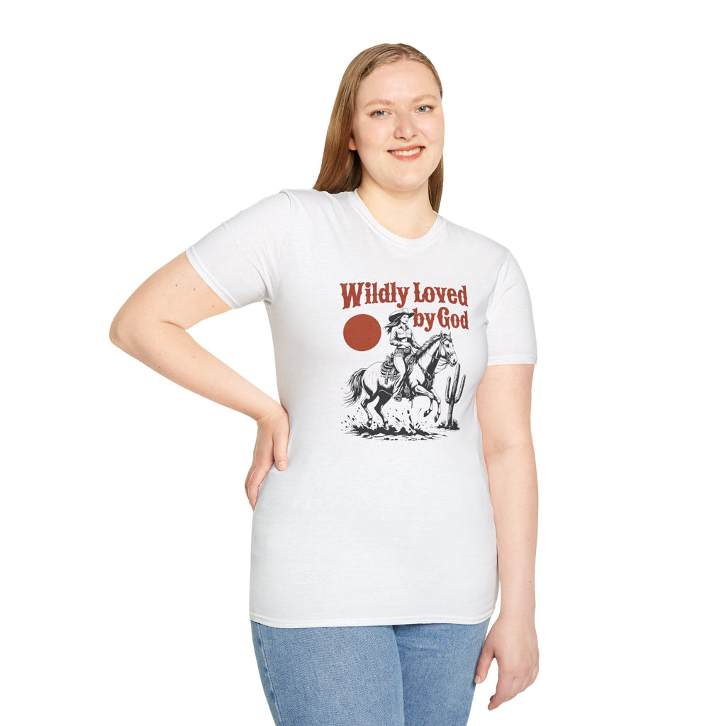 Wildly Loved by God Christian Gildan T-Shirt | Women’s Faith Shirt | Religious Gift Tee
