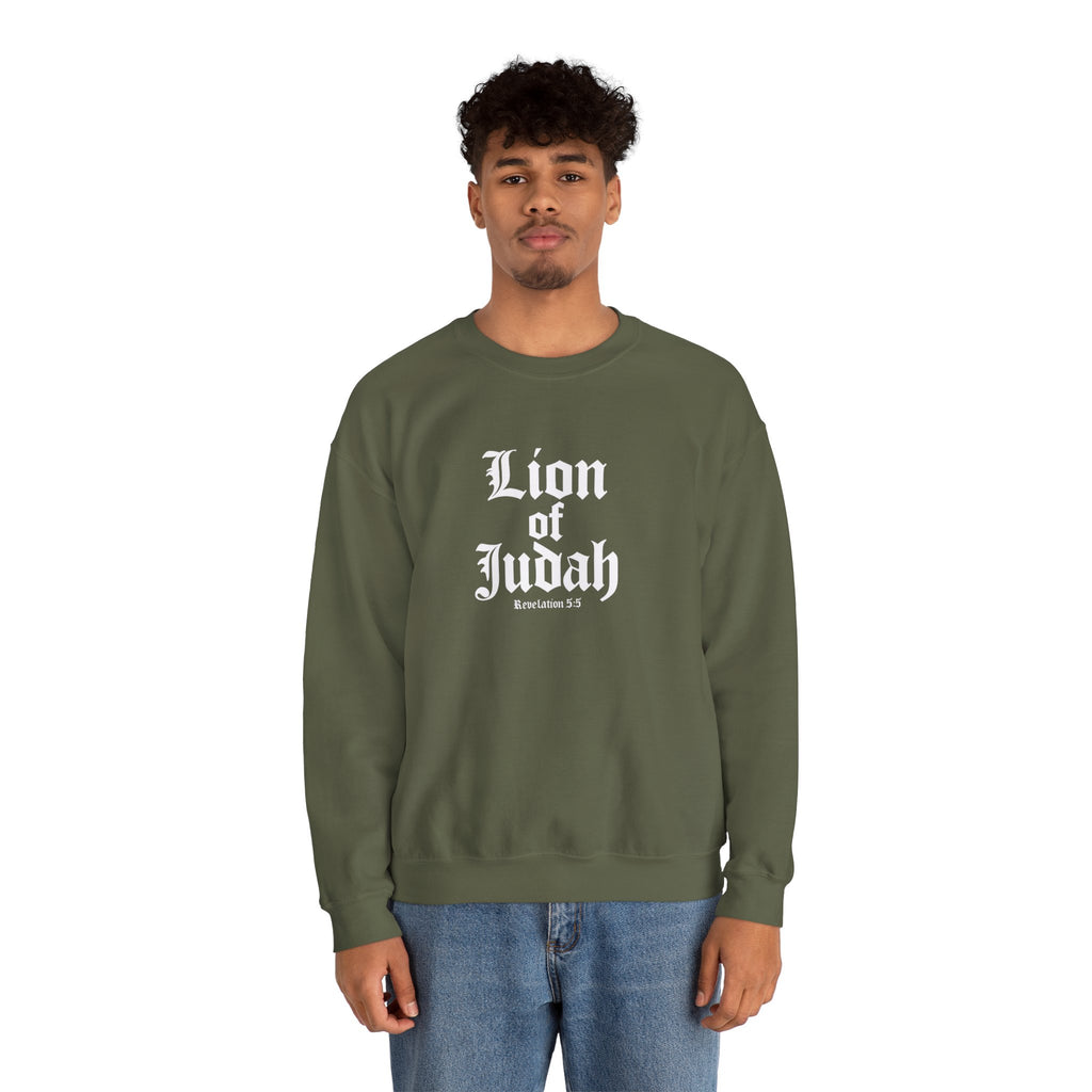Lion of Judah Christian Gildan Unisex Sweatshirt | Crewneck Pullover | Christian Gift