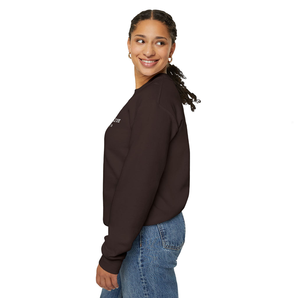 Hope is Alive Embroidered Gildan Unisex Crewneck Sweatshirt | Christian Gift |