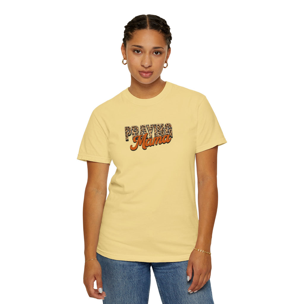 Praying Mama Comfort Colors Unisex Garment-Dyed Christian Tshirt | Cozy Casual Christian Gift | S-4XL