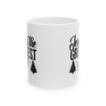Jesus is the Greatest Gift Christian Winter Coffee Mug | Christmas Pine Design | Ceramic Christmas Mug Gift | 11oz 15oz
