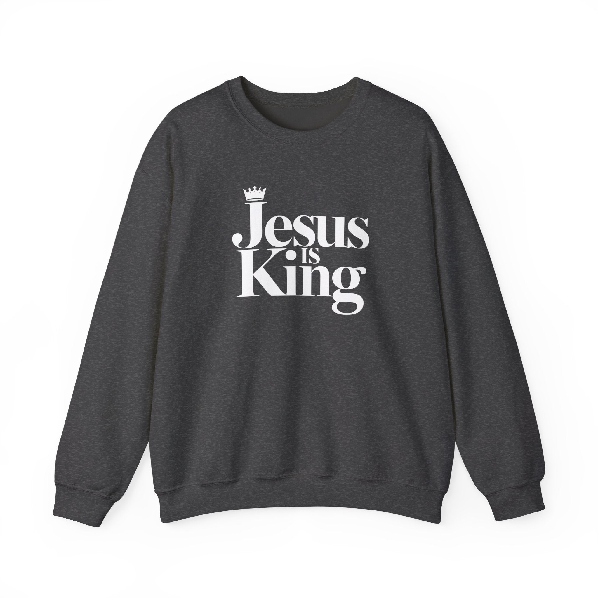 Jesus Is King Sweatshirt — Christian Faith Crewneck