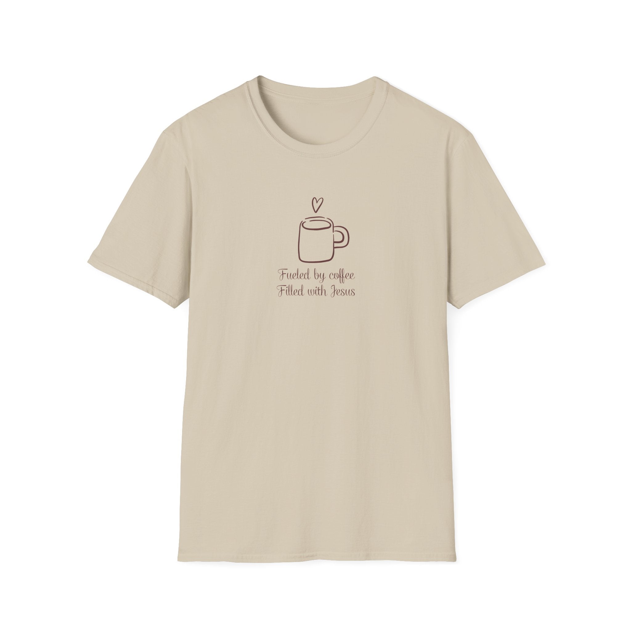 Christian Coffee and Jesus Gildan Unisex Tshirt | Faith Based Graphic Tee | Christian Gift