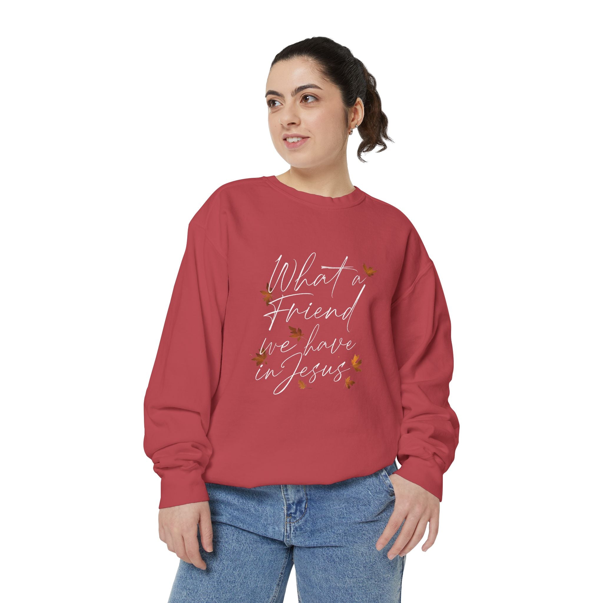 What a Friend We Have in Jesus Sweatshirt | Christian Unisex Pullover | Faith