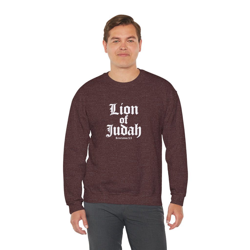 Lion of Judah Christian Gildan Unisex Sweatshirt | Crewneck Pullover | Christian Gift
