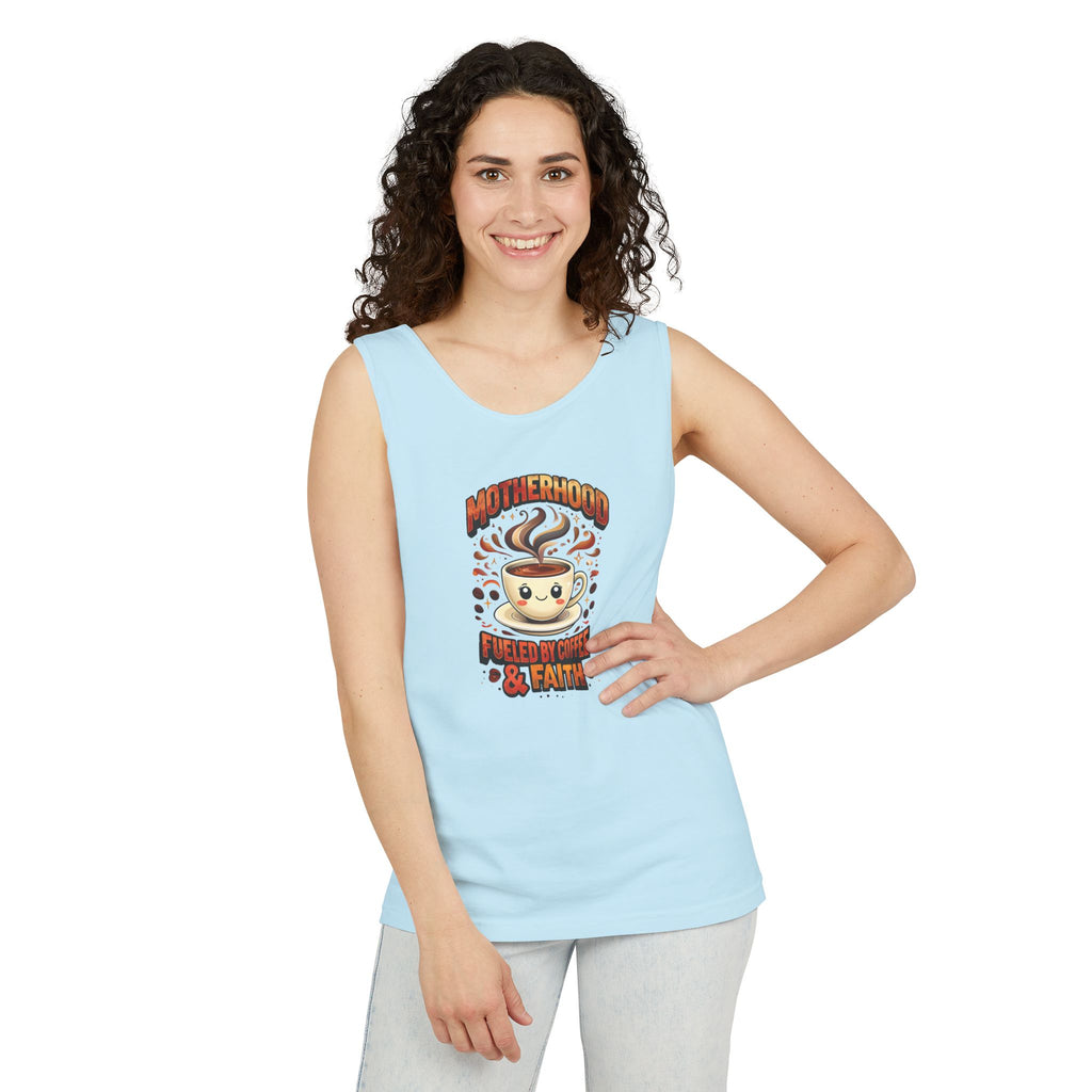 Motherhood Comfort Colors Tank Top | Relaxed Garment-Dyed Cotton Tee | Women’s Gift