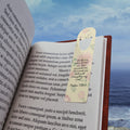 You Answered Me Psalm 138:3 floral Christian aluminum Bible bookmark — faith scripture gift for her