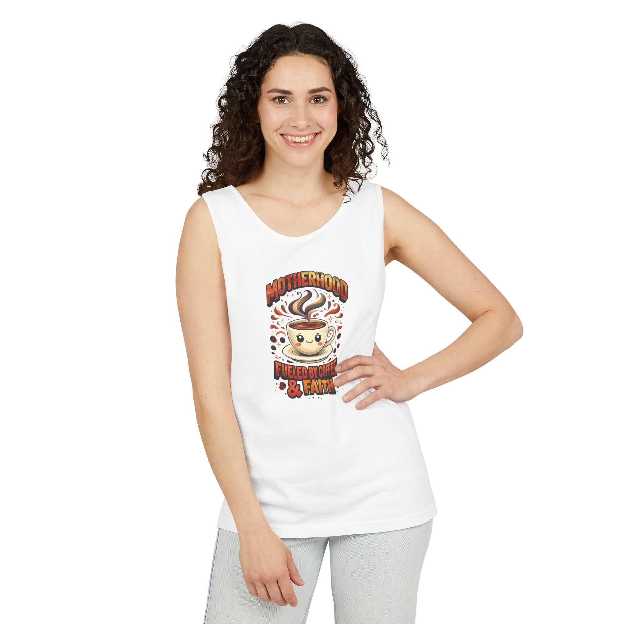 Motherhood Comfort Colors Tank Top | Relaxed Garment-Dyed Cotton Tee | Women’s Gift
