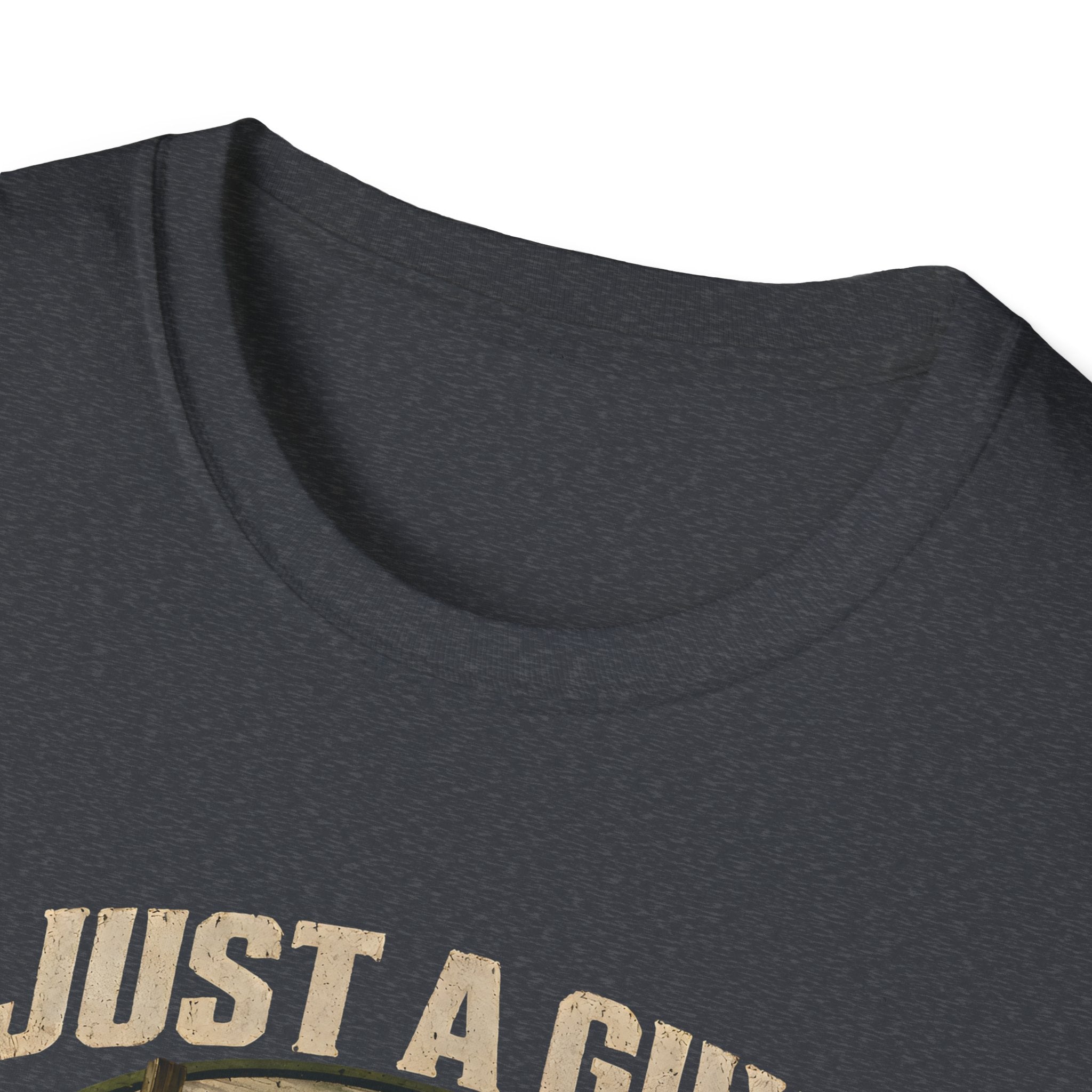 Just A Guy Who Loves Jesus And Gardening Gildan Christian T-Shirt for Men | Faith Based Gardening Shirt | Gardener Gift Tee