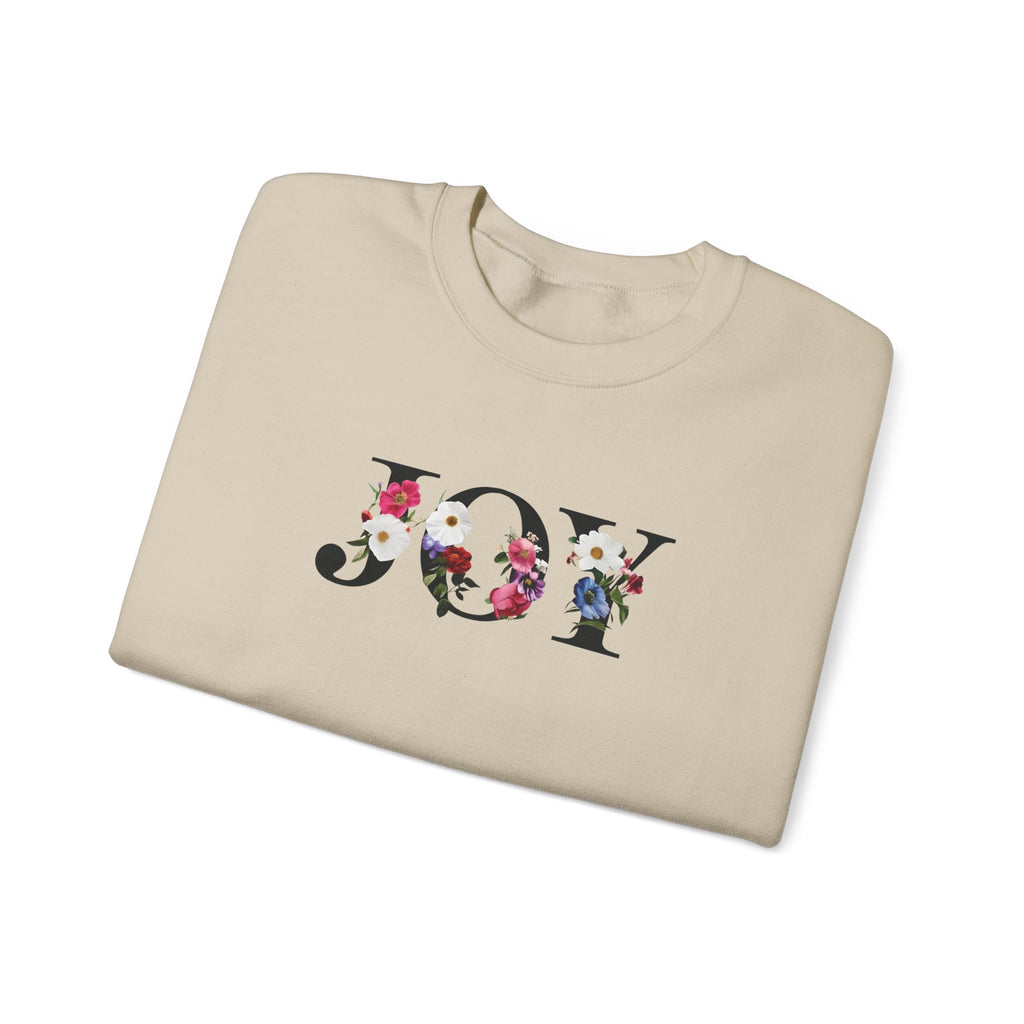 JOY Christian Gildan Unisex Crewneck Sweatshirt | Faith Top | Christian Gift